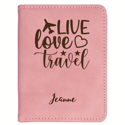 Funda para pasaporte personalizada en color marrón: viaje con elegancia clásica