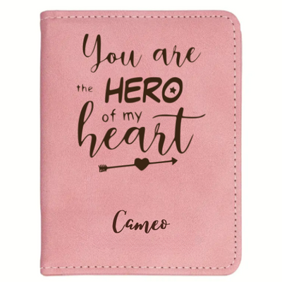 Funda para Pasaporte Personalizada Azul Cielo, Viaje en 1ª Clase 