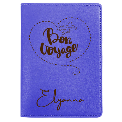 Funda para Pasaporte Gris Personalizada grabada en nuestro taller
