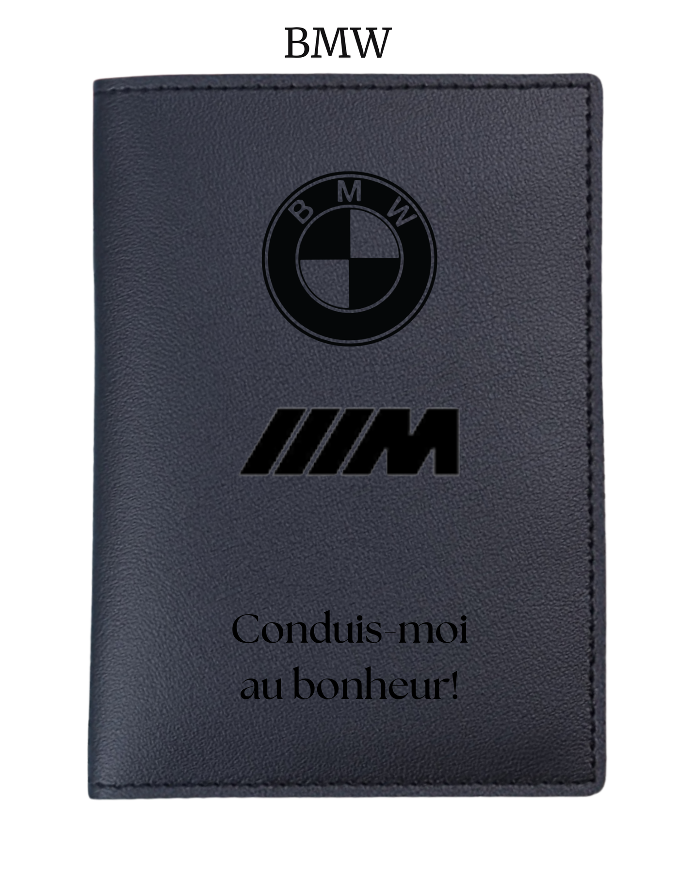 Protège Carte Grise et Documents BMW – Personnalisation Unique et Cadeau Mémorable