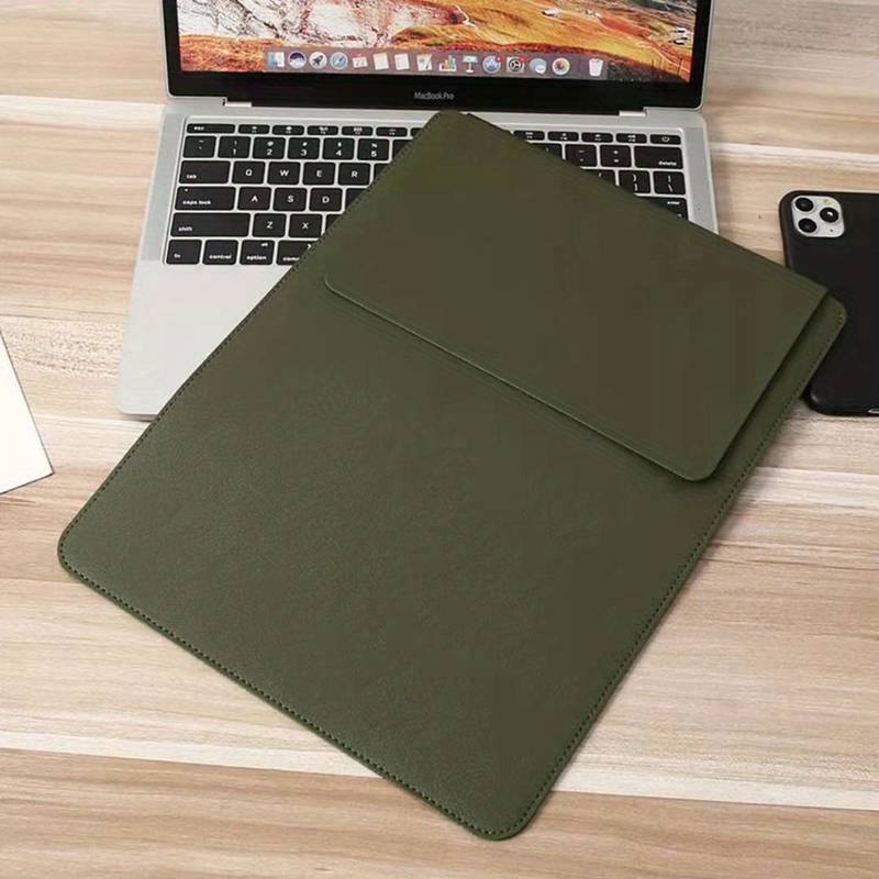housse ordinateur verte