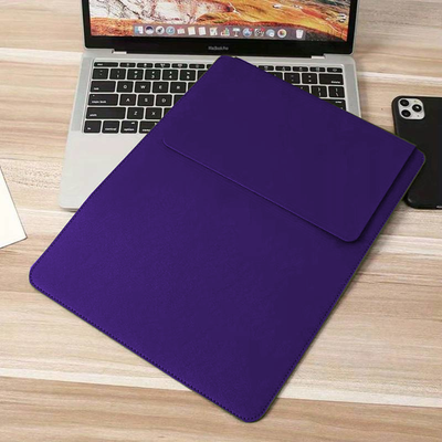 Pochette pour ordinateur violette cuir Polyuréthane