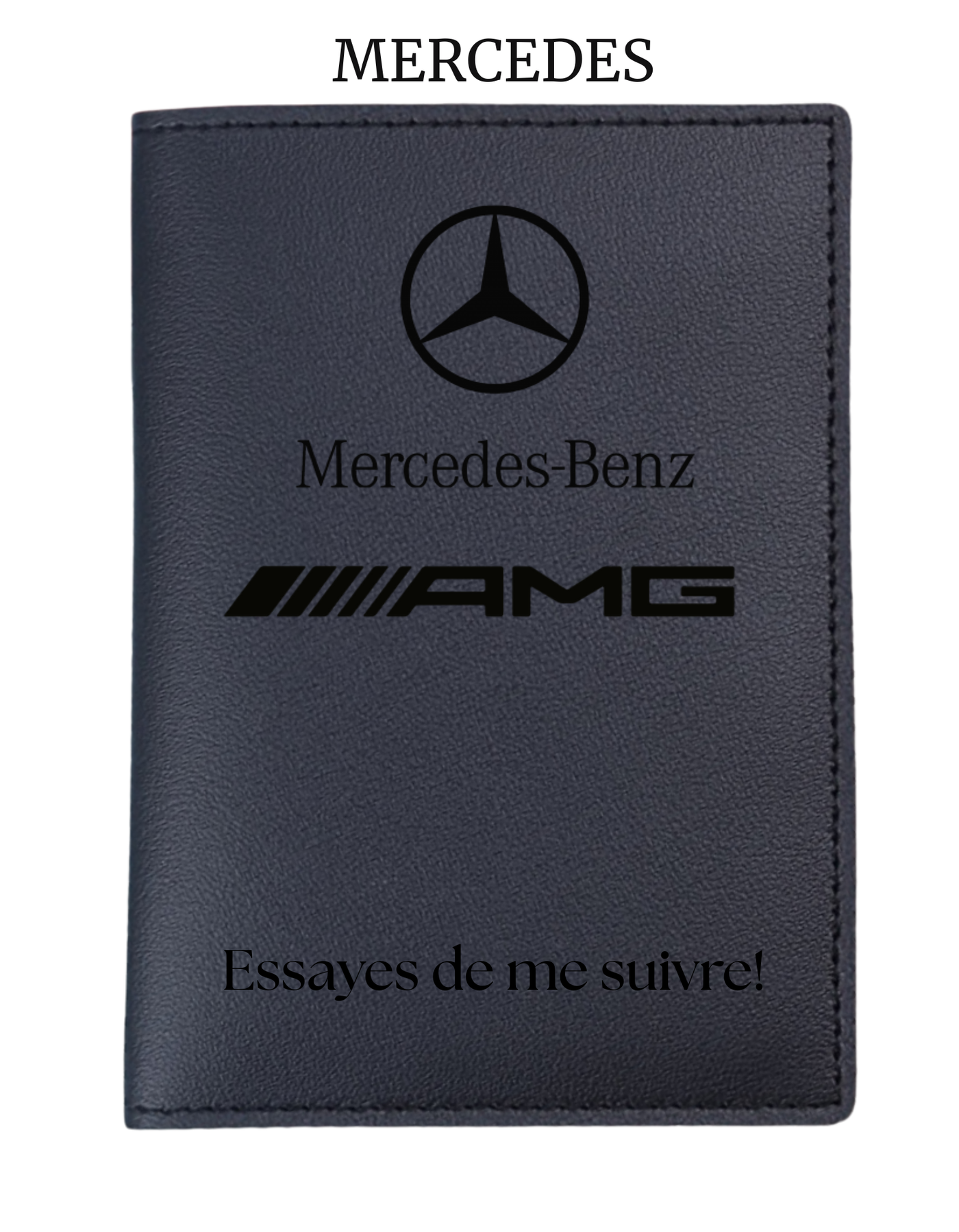 Protège Carte Grise et Documents Mercedes-Benz – Personnalisation Unique et Cadeau Mémorable